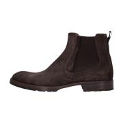 Donkerbruine Chelsea Boot met Uniek Design Floris van Bommel , Brown ,...