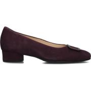 Paarse Suède Slip-On Hakken Hassia , Purple , Dames