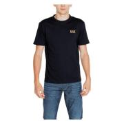 Heren T-Shirt en Polo Collectie Emporio Armani EA7 , Black , Heren