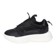 Leren Dames Sneakers Stijlvolle Schoenen Stokton , Black , Dames