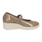 Ultra Ballet Flats in Lakleer Rucoline , Beige , Dames