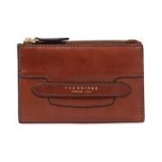 Bruine Portemonnee Elegant Compact Lucrezia The Bridge , Brown , Dames