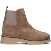 Beige Suede Chelsea Laarzen Ctwlk. , Beige , Dames