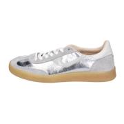 Glanzende leren damessneakers Moma , Gray , Dames