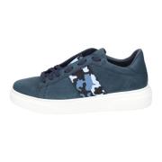 Leren Heren Sneakers Stokton , Blue , Heren