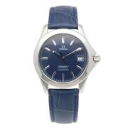 Pre-owned Stainless Steel watches Omega Vintage , Blue , Heren