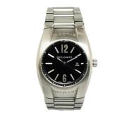 Pre-owned Stainless Steel watches Bvlgari Vintage , Black , Dames