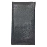 Pre-owned Leather wallets Bvlgari Vintage , Black , Dames