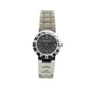 Pre-owned Stainless Steel watches Bvlgari Vintage , Black , Dames