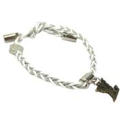 Pre-owned Leather bracelets Louis Vuitton Vintage , Gray , Dames