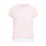 Roze & Paarse Gelaagde T-shirt Alaïa , Pink , Dames