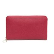 Pre-owned Leather wallets Bvlgari Vintage , Red , Dames