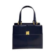 Pre-owned Fabric handbags Yves Saint Laurent Vintage , Blue , Dames