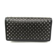 Pre-owned Leather wallets Christian Louboutin Pre-owned , Black , Dame...