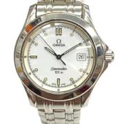 Pre-owned Stainless Steel watches Omega Vintage , White , Heren