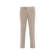 Beige Corduroy Broek Aw24 Briglia , Beige , Heren