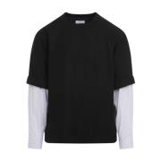 Luxe Zwarte Shirt voor Mannen Dries Van Noten , Black , Heren