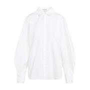 Witte Shirt Elegante Stijl Alaïa , White , Dames