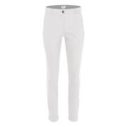 Stijlvolle Chino Broek Off White DNM Pure , White , Dames