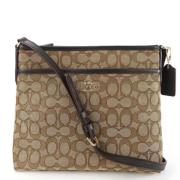 Pre-owned Canvas shoulder-bags Coach Pre-owned , Beige , Dames