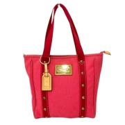 Pre-owned Canvas louis-vuitton-bags Louis Vuitton Vintage , Red , Dame...