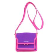 Pre-owned Fabric shoulder-bags Marni Pre-owned , Purple , Dames