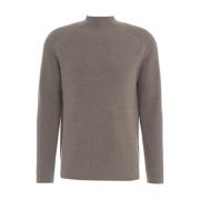 Beige Gebreide Trui Aw24 Mauro Grifoni , Beige , Heren