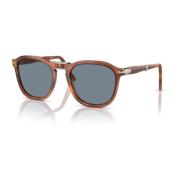 Stijlvolle Unisex Zonnebril Lente/Zomer Persol , Red , Heren