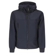 Stretch Parka Jas met Ritssluiting C.p. Company , Blue , Heren