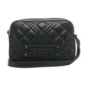 Gewatteerde Zwarte Schoudertas Love Moschino , Black , Dames