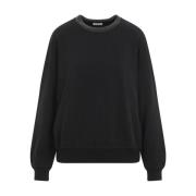 Zwarte Sweatshirt Verhoog Stijl Aw24 Brunello Cucinelli , Black , Dame...