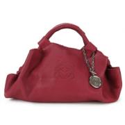 Pre-owned Leather handbags Loewe Pre-owned , Red , Dames