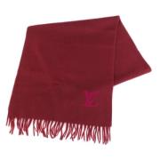 Pre-owned Cashmere scarves Louis Vuitton Vintage , Red , Dames