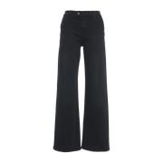 Zwarte Lotta Jeans Aw24 7 For All Mankind , Black , Dames