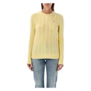 Julianna Kabel Gebreide Trui Ralph Lauren , Yellow , Dames