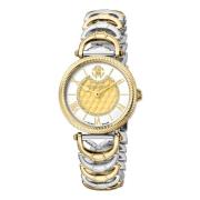 Stainless Steel Analog Womens Watch Roberto Cavalli , Yellow , Dames