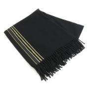 Pre-owned Cashmere scarves Hermès Vintage , Black , Dames