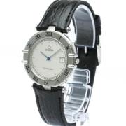 Pre-owned Stainless Steel watches Omega Vintage , White , Heren