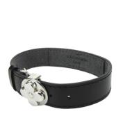 Pre-owned Leather bracelets Louis Vuitton Vintage , Black , Dames