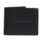 Leren Bifold Portemonnee Herfst/Winter Collectie Calvin Klein , Black ...