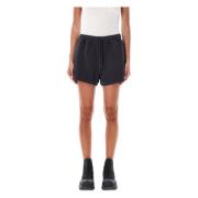 Lichte Isoli Elastische Shorts Phantom Aw24 Ganni , Black , Dames