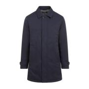 Blauwe Stijlvolle Jas Aw24 Kiton , Blue , Heren