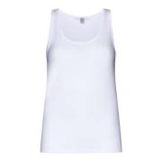 Gebreide Tanktop Wit TotêMe , White , Dames