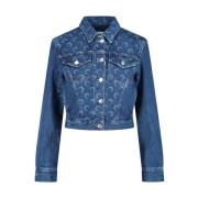 Denim Logo Jack Blauw Katoen Klassiek Marine Serre , Blue , Dames