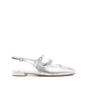 Zilveren Slingback Sandalen Stuart Weitzman , Gray , Dames