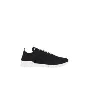 Zwarte hardloopsneakers met naadloos gebreid bovenwerk Kiton , Black ,...