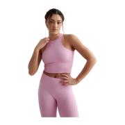 Naadloze Racerfront Top Aim'n , Pink , Dames