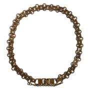 Pre-owned Metal chanel-jewelry Chanel Vintage , Brown , Dames