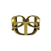 Pre-owned Metal dior-jewelry Dior Vintage , Yellow , Dames