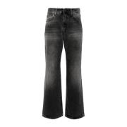 Zwarte Denim Jeans Haikure , Black , Dames